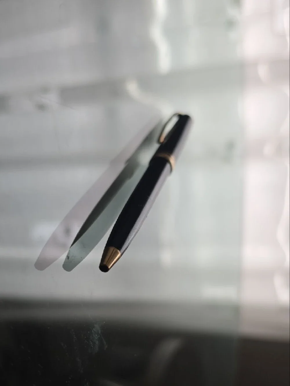 Montblanc Black and Gold Ballpoint Pen